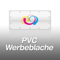 PVC-Werbeblache 50cm-Hoch